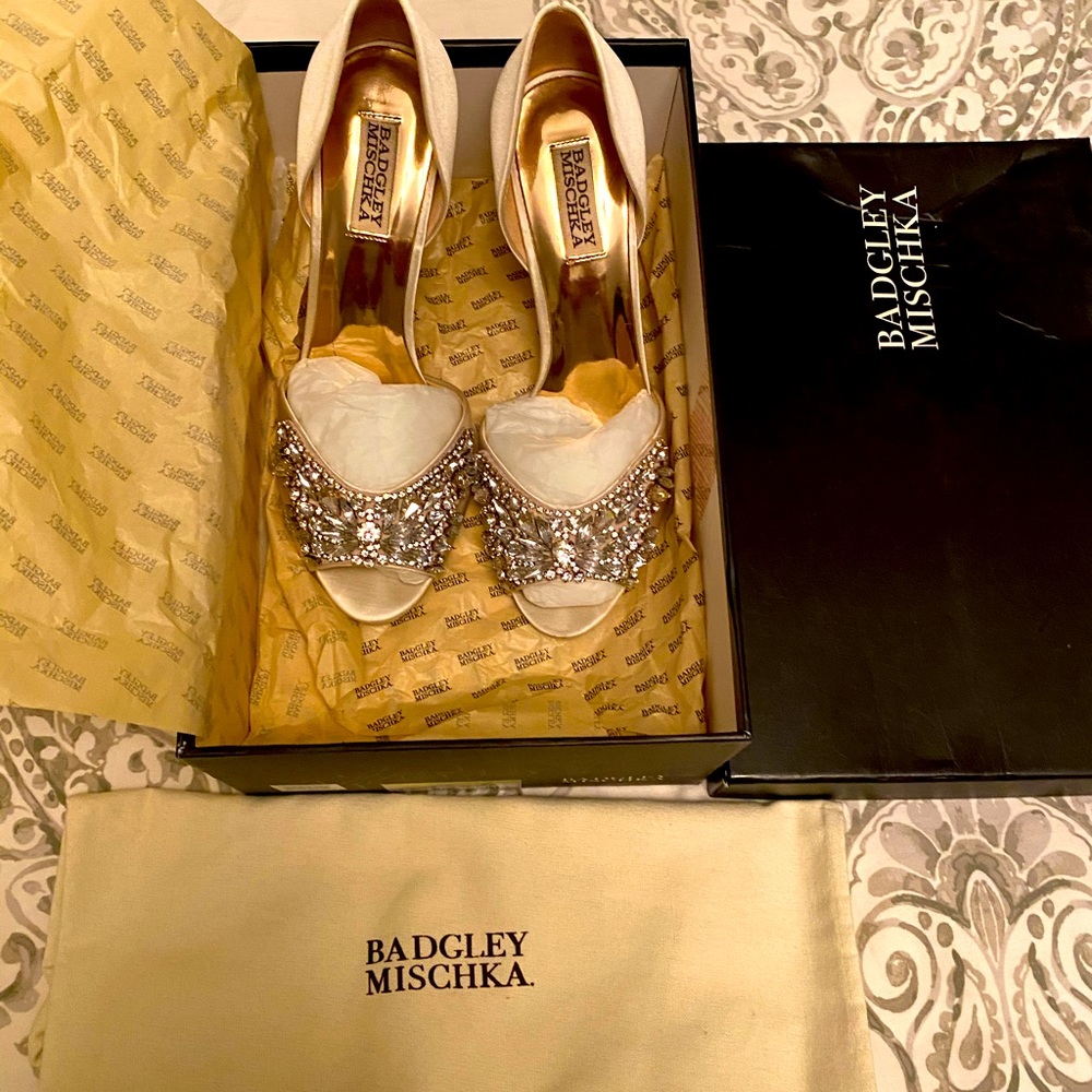 Badgley Mischka wedding shoes